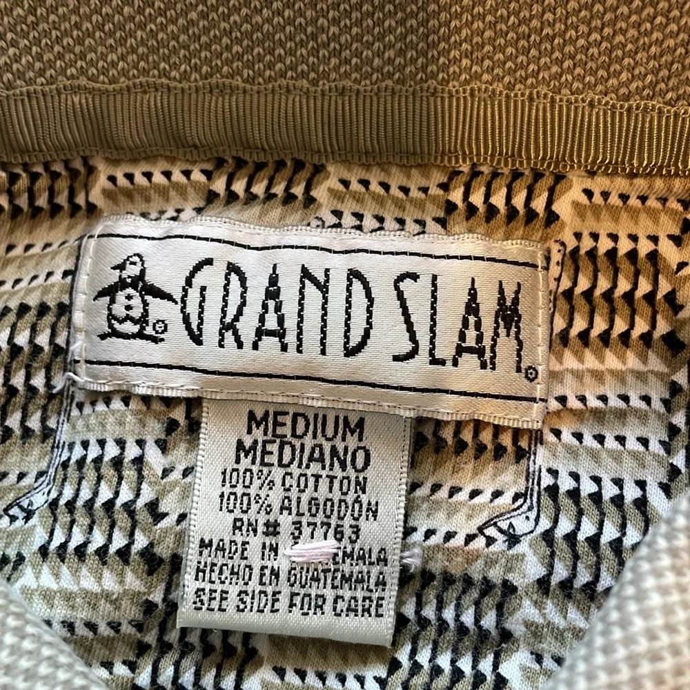 Vintage Munsingwear Grand Slam golf polo in 100% cotton. Men M. Like new, sharp! - Picture 10 of 12